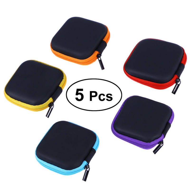 5 шт. миниатюрный портативный  – обзор и цена Headphone Case Hard